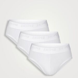 SKIMS Stretch Brief 6-Pack White Chalk NEW Sz XXL